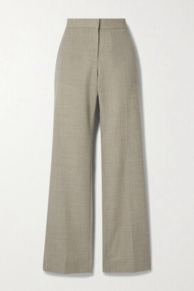 Baer Wool Straight-leg Pants - Neutrals