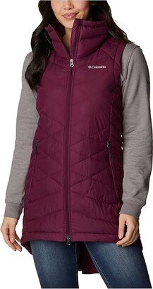 Plus Size Heavenly Long Vest (Marionberry) Women's Coat