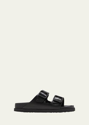 Arizona Dual-Buckle Slide Sandals-AA