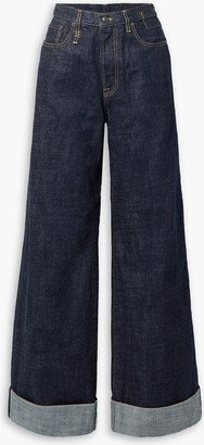 Lisa mid-rise wide-leg jeans