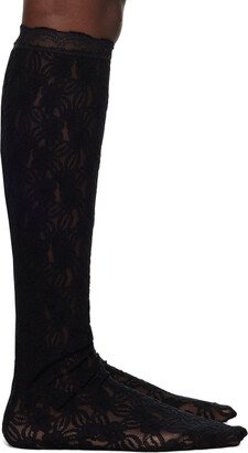 Black Lace Socks