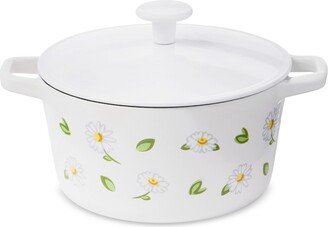 Farm Fresh Enameled Cast Iron Daisy 3-Qt Dutch Oven, Created for Macys