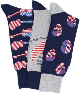 3-Pack Cotton Crew Socks