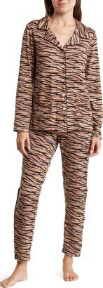 Yummy Jersey Long Sleeve Top & Pants Pajamas-AB