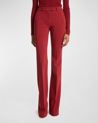 Haylee Flare Crepe Trousers