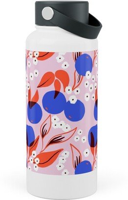 Photo Water Bottles: Abstract Fruits And Flowers - Multi Stainless Steel Wide Mouth Water Bottle, 30Oz, Wide Mouth, Multicolor