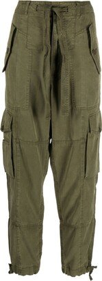 Cargo-Style Tapered Trousers-AA