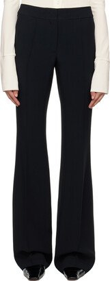 Black Flared Trousers-AB