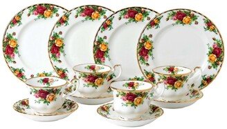 Old Country Roses 12-Piece Tea Entertaining Set