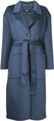 Button-Fastening Single-Breasted Coat