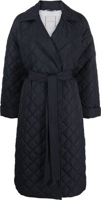 Sorona quilted belted coat