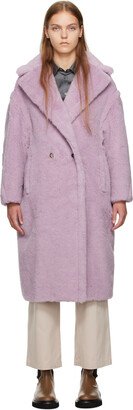 Purple Teddy Bear Icon Coat