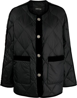 tout a coup Diamond-Quilted Down Jacket