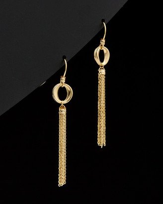 14K Tassel Drop Earrings