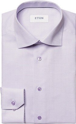 Contemporary-Fit Textured Solid Shirt-AA