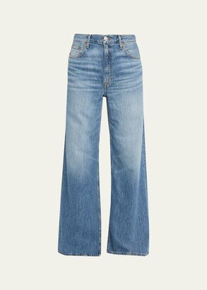 Low Rider Loose Jeans-AB