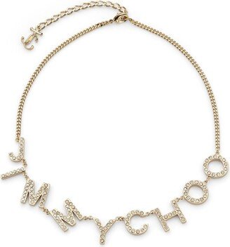 Logo-Lettering Necklace-AA