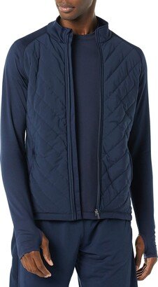 Men's Slim Fit Performance Stretch Quilted Active Jacket