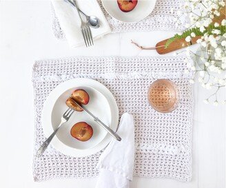 Knitted Placemats - Set Of 2