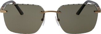 Chopard Eyewear Square Frame Sunglasses-AA