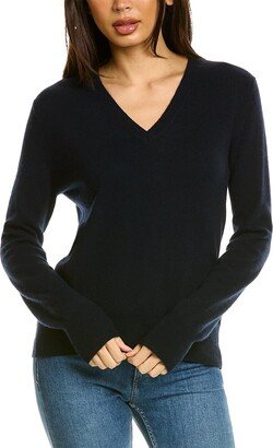 Malo Cashmere V-Neck Cashmere Sweater-AB