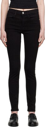 Black 'Le High Skinny' Jeans-AB