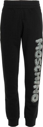 Logo Letter Printed Track Pants