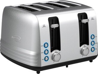 Select Extra Wide Plug In 4 Slot Stainless Steel Toaster