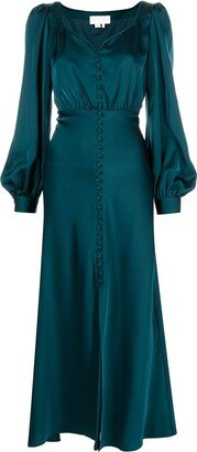 Amy satin midi dress