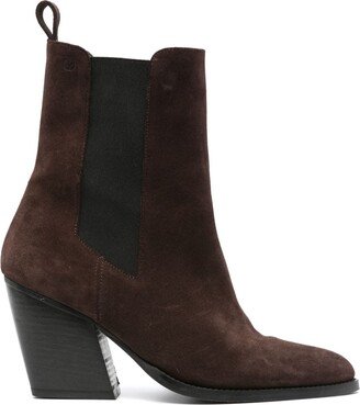 90mm Suede Ankle Boots