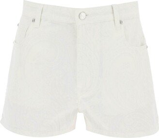 Paisley Denim Shorts-AC