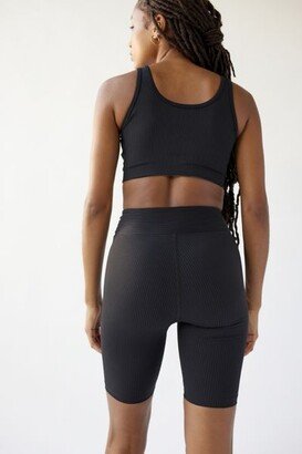 Ribbed High-Waisted Bike Short