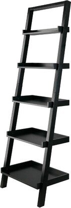 69.36 Bellamy Leaning Shelf Black