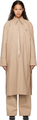 Beige Folding Coat