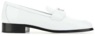 Triangle Logo Slip-On Loafers