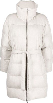 High Neck Padded Coat-AA