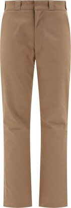 Flared chino trousers