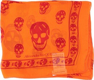 All-Over Skull Printed Scarf-AB