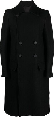 Double-Breasted Wool Coat-BH