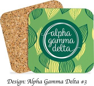 Alpha Gamma Delta Beverage Coasters Square | Set Of 4