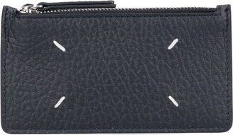 Four-Stitch Top Zipped Cardholder