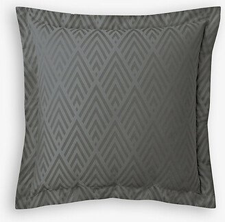 Charcoal Penthouse Oxford Cotton Sham Pillow