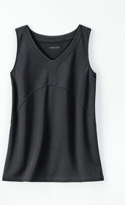 Women's Destinations Layer Tank Top - Black - PS - Petite Size