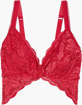 Ballet stretch-lace soft-cup bra