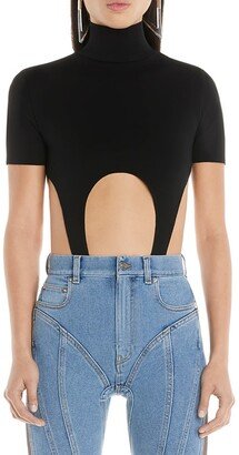 Cutout Turtleneck Bodysuit