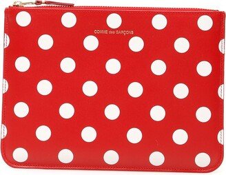 Polka Dot Clutch Bag