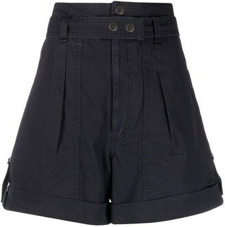 MARANT ÉTOILE High-Waist Flared Bermuda Shorts