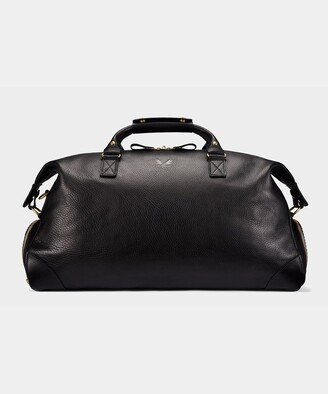 Bennett Winch Black Leather Weekender