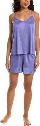 Livia 2Pc Silk-Blend Pajama Set