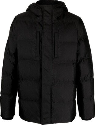 Linsa hooded quilted jacket